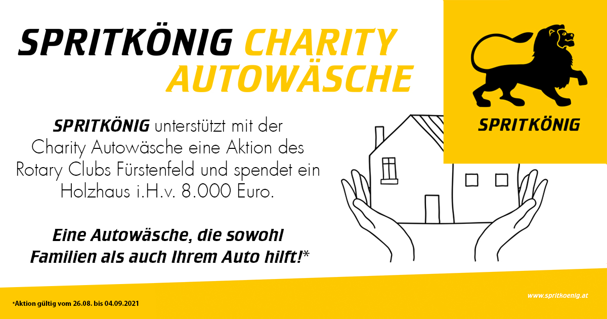 Spritkönig Autowaschaktion August 2021
